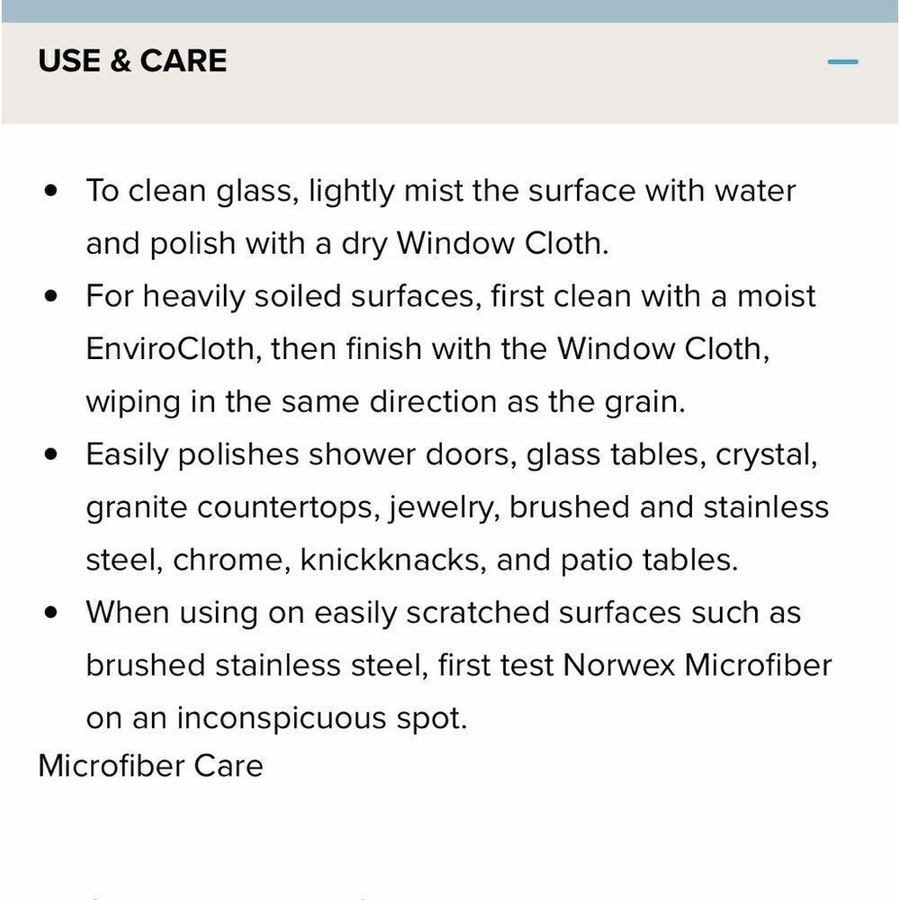 Norwex Windows Window Cloth NWT - Picture 6 of 11